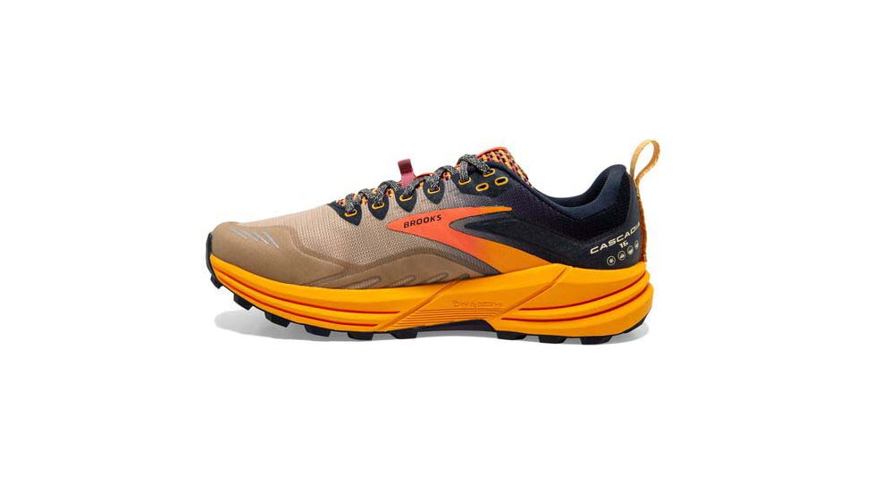 Brooks Cascadia 16 Running Shoes - Womens, Medium, Zinnia/Eclipse/Nomad, 9.0, 1203631B758.090