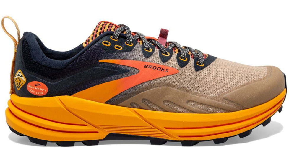 Brooks Cascadia 16 Running Shoes - Womens, Medium, Zinnia/Eclipse/Nomad, 9.0, 1203631B758.090