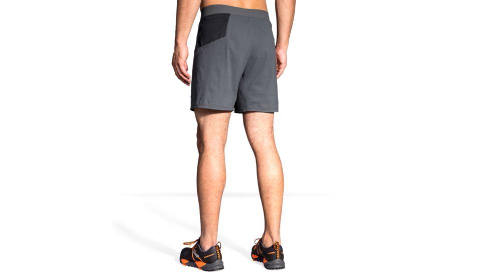 Brooks Cascadia 7 Inch 2-in-1 Running Shorts - Mens, Asphalt, XL, 211157081.04
