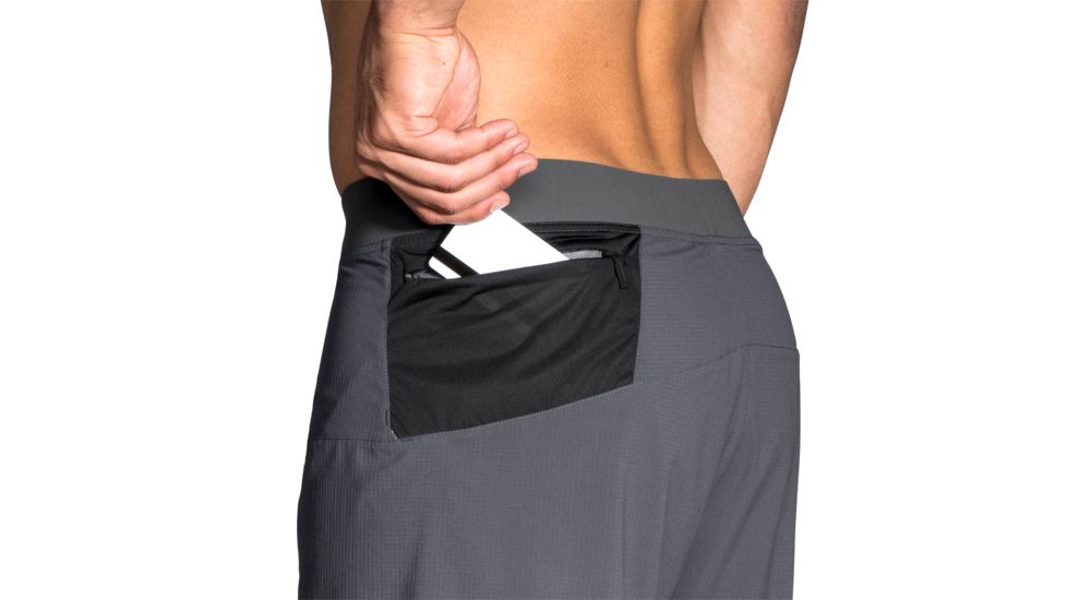 Brooks Cascadia 7 Inch 2-in-1 Running Shorts - Mens, Asphalt, XL, 211157081.04