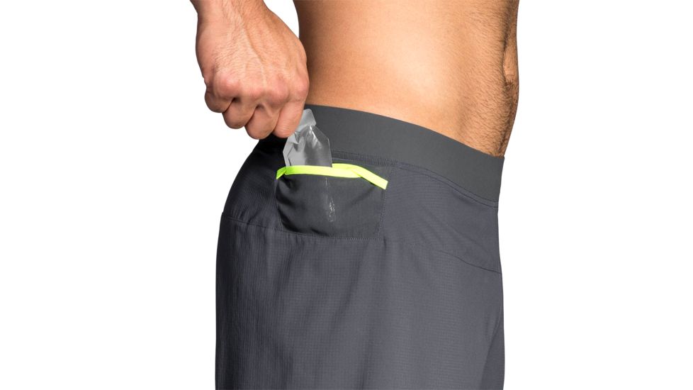 Brooks Cascadia 7 Inch 2-in-1 Running Shorts - Mens, Asphalt, XL, 211157081.04