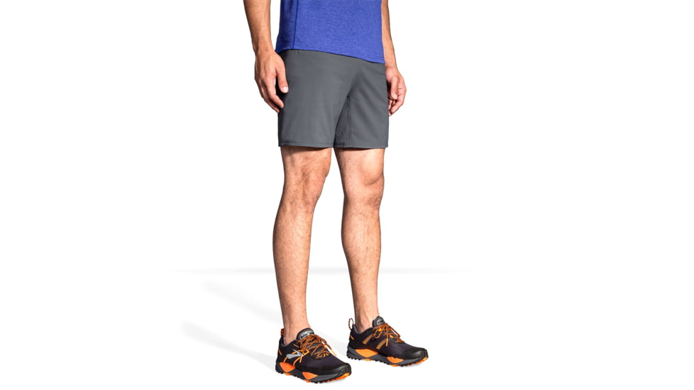 Brooks Cascadia 7 Inch 2-in-1 Running Shorts - Mens, Asphalt, XL, 211157081.04
