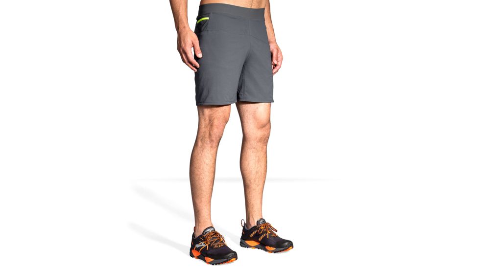Brooks Cascadia 7 Inch 2-in-1 Running Shorts - Mens, Asphalt, XL, 211157081.04