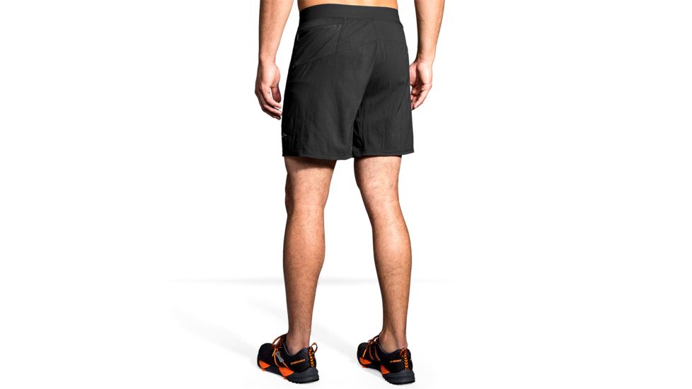 Brooks Cascadia 7 Inch 2-in-1 Running Shorts - Mens, Black, S, 211157001.025
