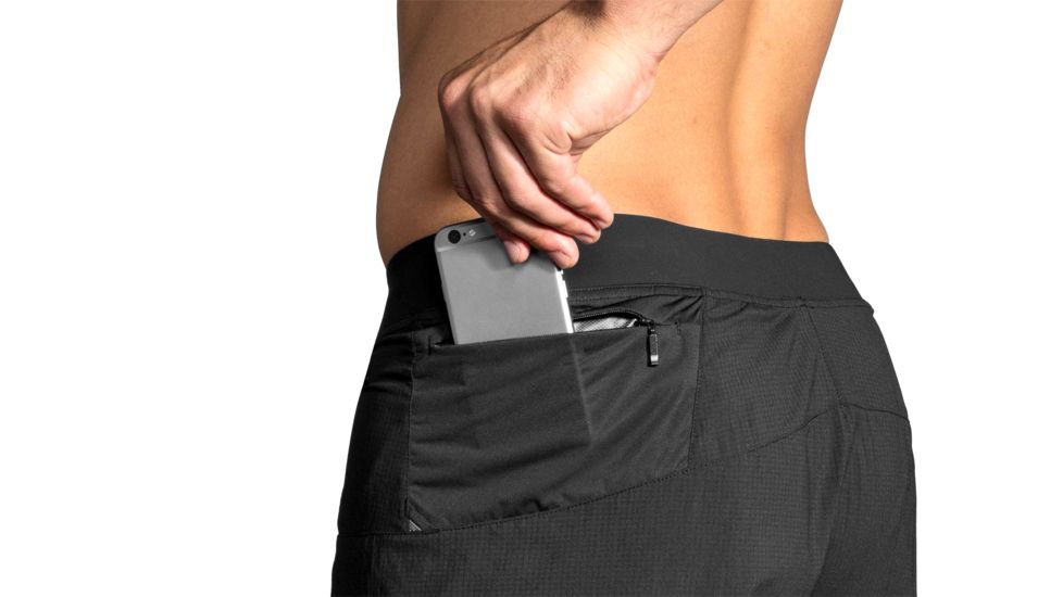 Brooks Cascadia 7 Inch 2-in-1 Running Shorts - Mens, Black, S, 211157001.025