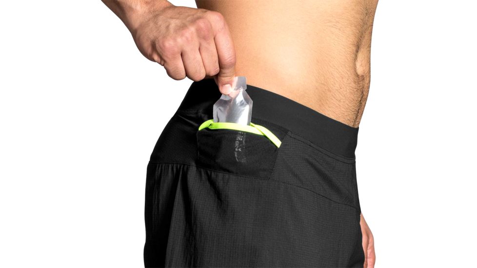 Brooks Cascadia 7 Inch 2-in-1 Running Shorts - Mens, Black, S, 211157001.025