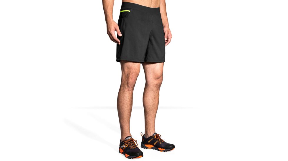 Brooks Cascadia 7 Inch 2-in-1 Running Shorts - Mens, Black, S, 211157001.025