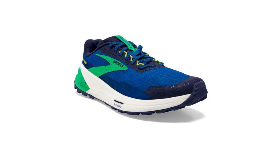 Brooks Catamount 2 Running Shoes - Mens, Blue/Surf the Web/Green, 11.5, 1103991D403.115