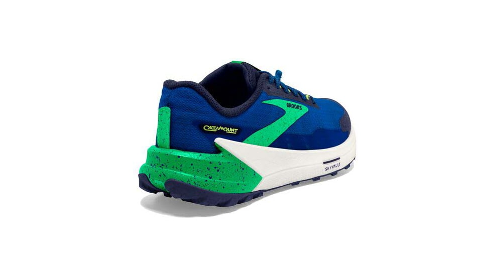 Brooks Catamount 2 Running Shoes - Mens, Blue/Surf the Web/Green, 11.5, 1103991D403.115