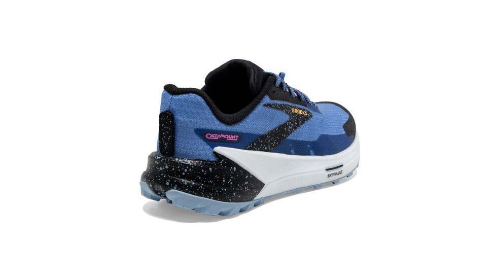 Brooks Catamount 2 Running Shoes - Womens, Medium, Blue/Black/Yellow, 8.5, 1203881B414.085