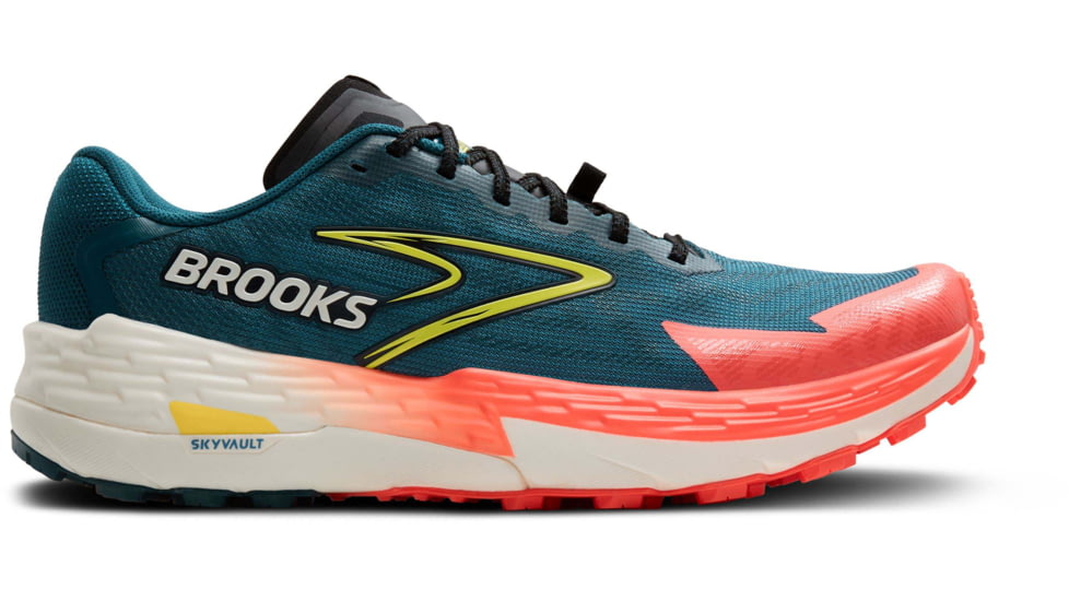 Brooks Catamount 4 Trailrunning Shoes - Mens, Legion Blue/Celestial/Flame, 11.0 US/Medium, 1104411D407.110