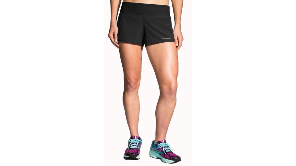 Brooks Chaser 3 inch Running Short - Women's-Black-Large