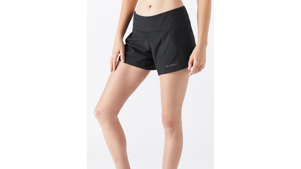 Brooks Chaser 5 inch Running Short - Women's-Black-X-Small