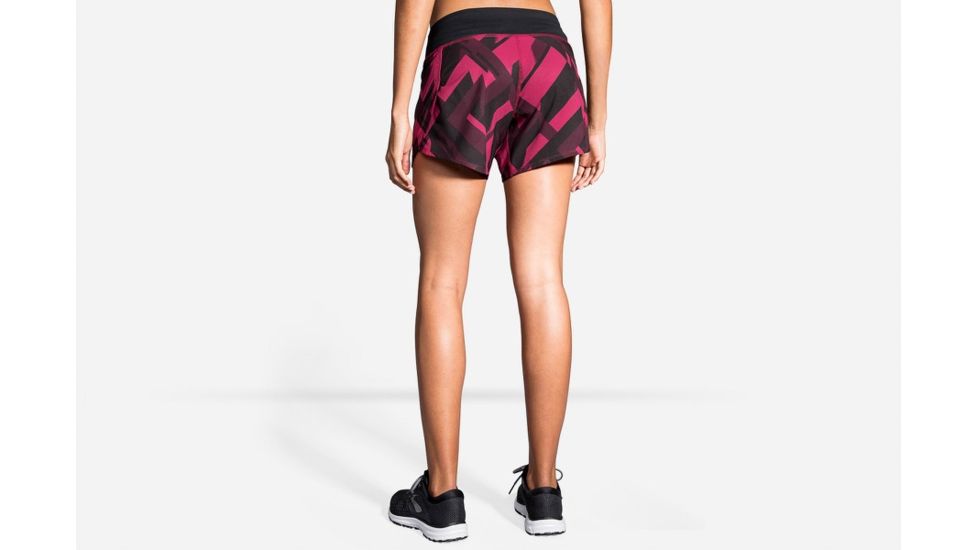Brooks Chaser 5 Inch Running Short - Womens, Plum Eclipse/Black, Extra Large, 221255569.040