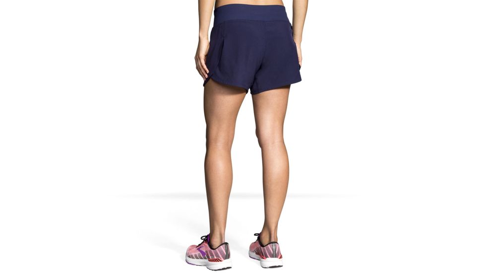 Brooks Chaser 5 Inch Running Shorts - Womens, Navy, XS, 221255451.02