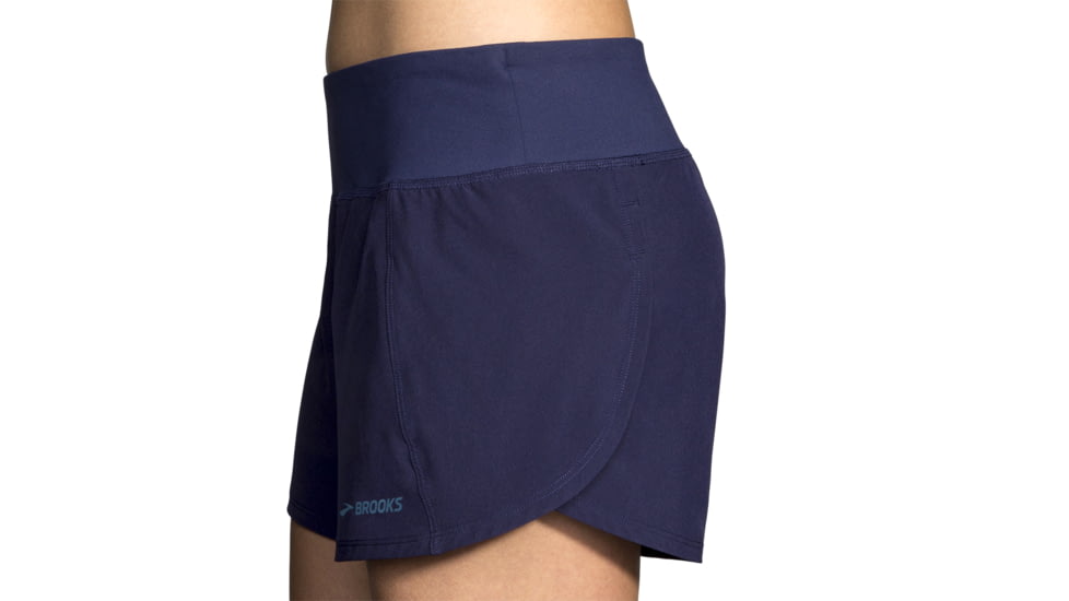 Brooks Chaser 5 Inch Running Shorts - Womens, Navy, XS, 221255451.02