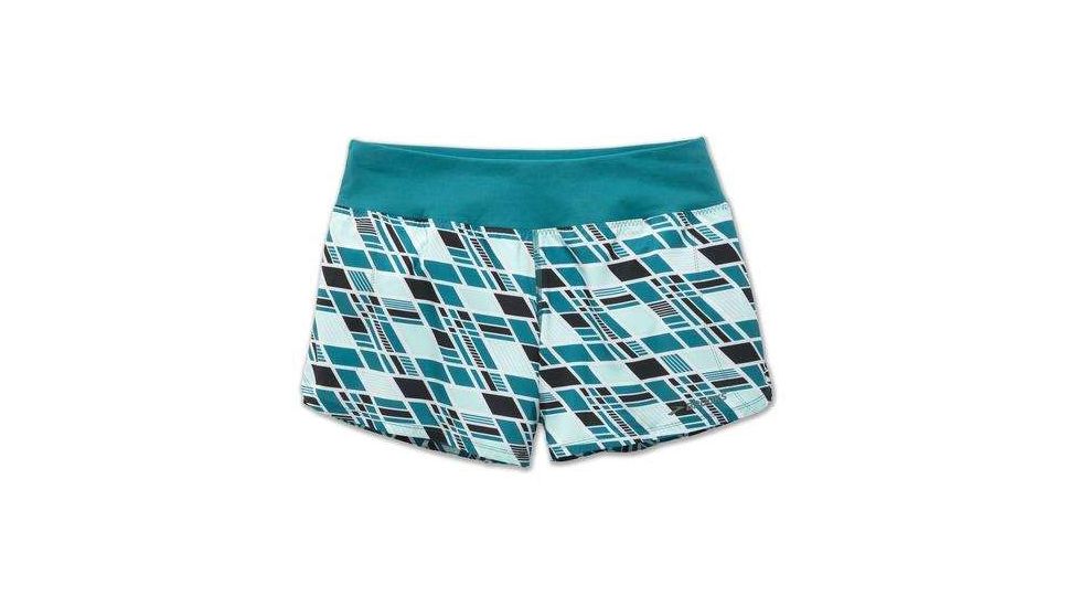 Brooks Chaser 5 Inch Womens Running Short, Ocean/Ocean Wave, Large, 221255-Ocean/OceanWave-L