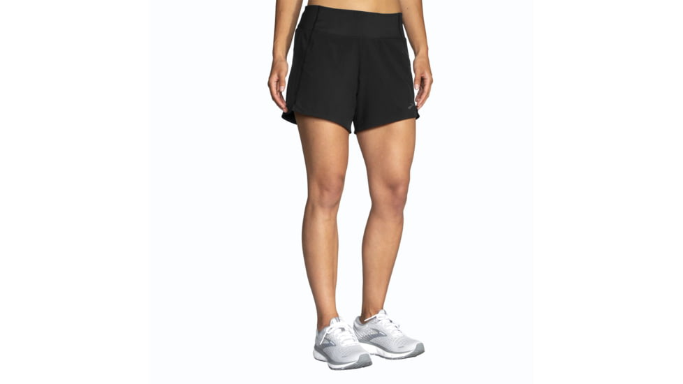 Brooks Chaser 5 Short - Womens, Black, Small, 221465001.025