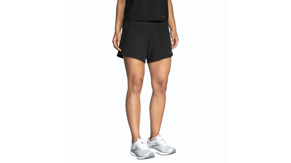 Brooks Chaser 5 Short - Womens, Black, Small, 221465001.025