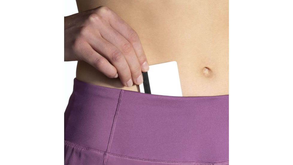 Brooks Chaser 5 Short - Womens, Washed Plum, Large, 221465516.035