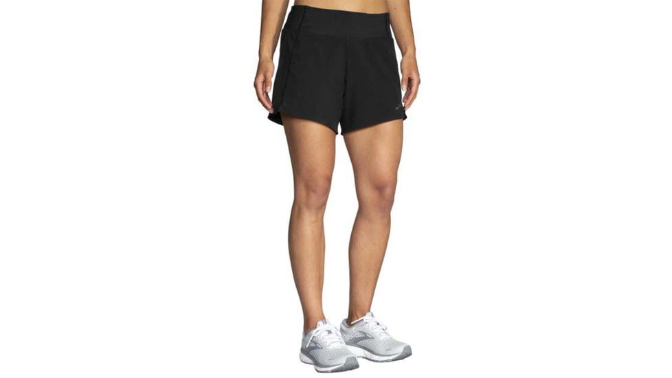 Brooks Chaser 5in Short - Womens, Black, XL, 221465001.040