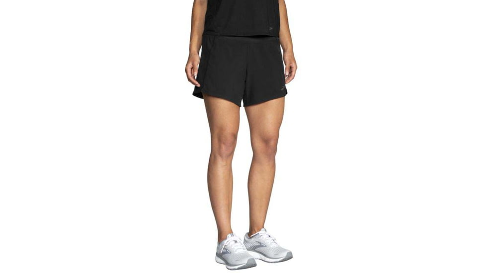 Brooks Chaser 5in Short - Womens, Black, XL, 221465001.040