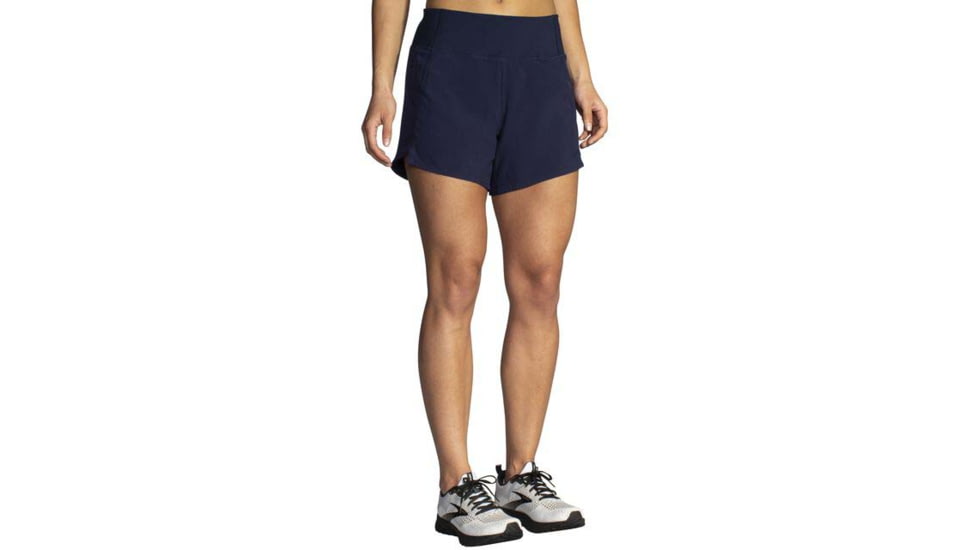Brooks Chaser 5in Short - Womens, Navy, XS, 221465451.020