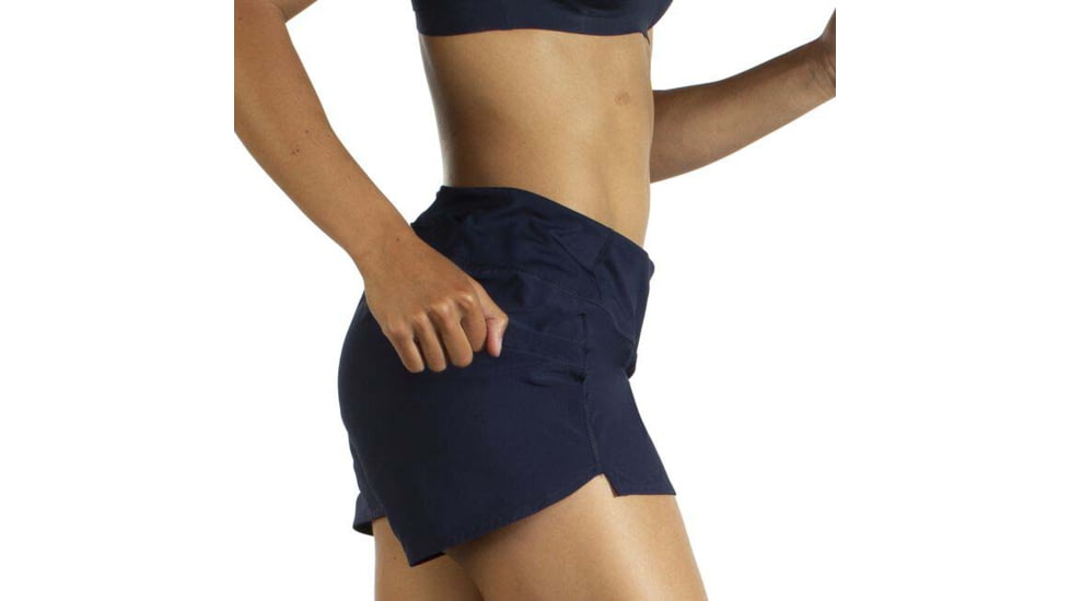 Brooks Chaser 5in Short - Womens, Navy, XS, 221465451.020