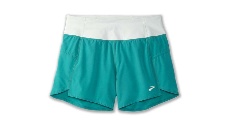 Brooks Chaser 5in Short - Womens, Nile Green/Cool Mint, XS, 221465347.020