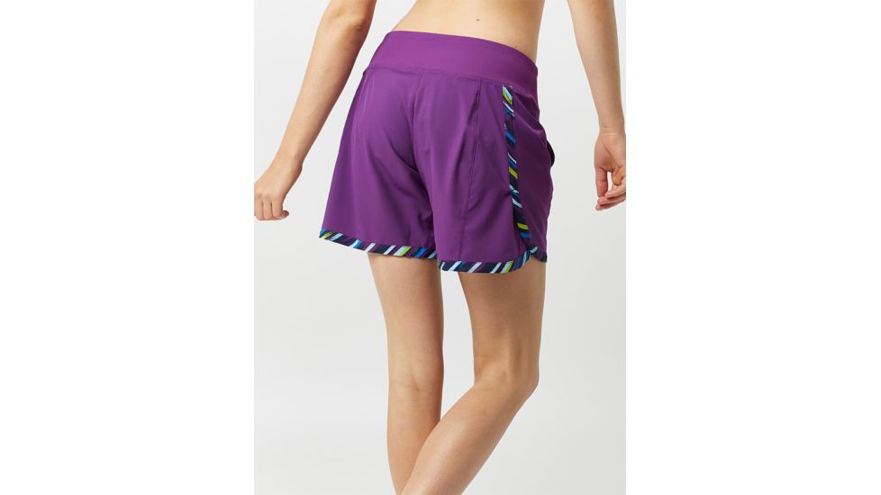 Brooks Chaser 7 Inch Running Short - Womens, Violet/Navy Lightray, Large, 221256587.035