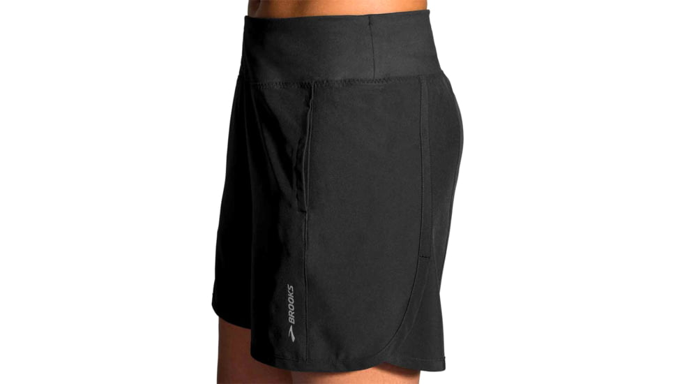 Brooks Chaser 7 Inch Running Shorts - Womens, Black, S, 221256001.025
