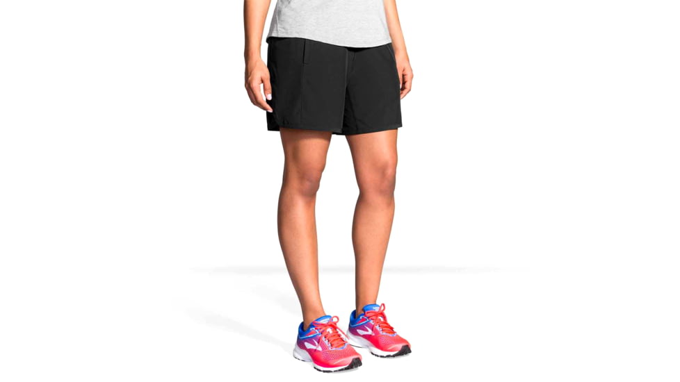 Brooks Chaser 7 Inch Running Shorts - Womens, Black, S, 221256001.025