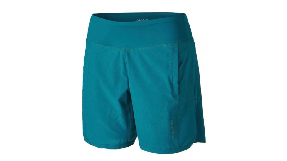 Brooks Chaser 7 Inch Women's Running Short, Heather Ocean, Extra Small, 221256-HeatherOcean-XS
