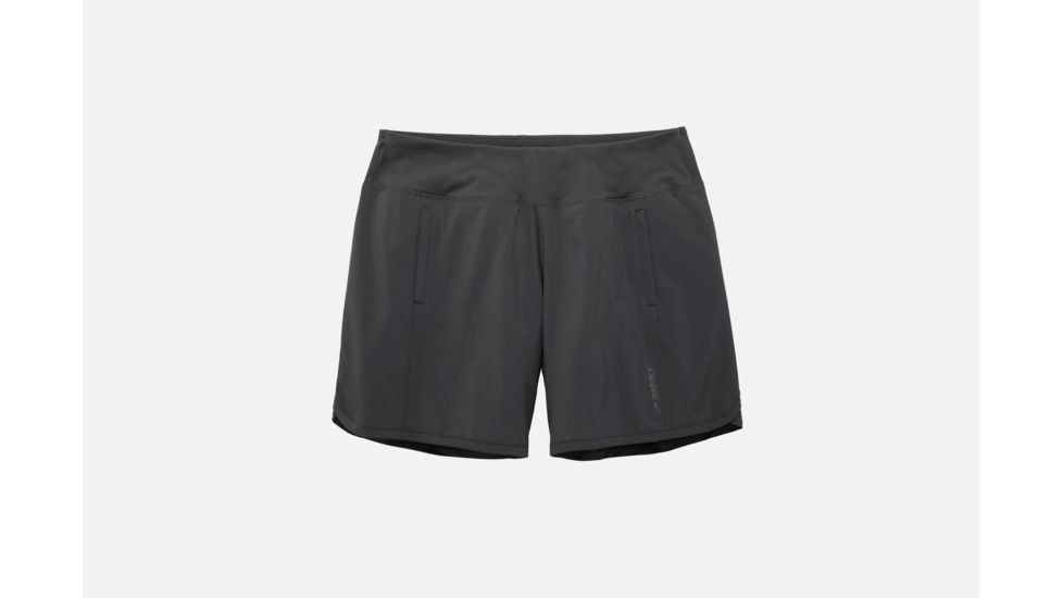 Brooks Chaser 7 Inch Womens Running Short, Asphalt, Extra Small, 221256-Asphalt-XS