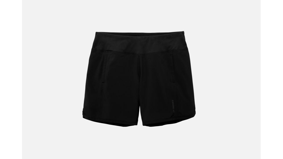 Brooks Chaser 7 Inch Womens Running Short, Black, Small, 221256-Black-S