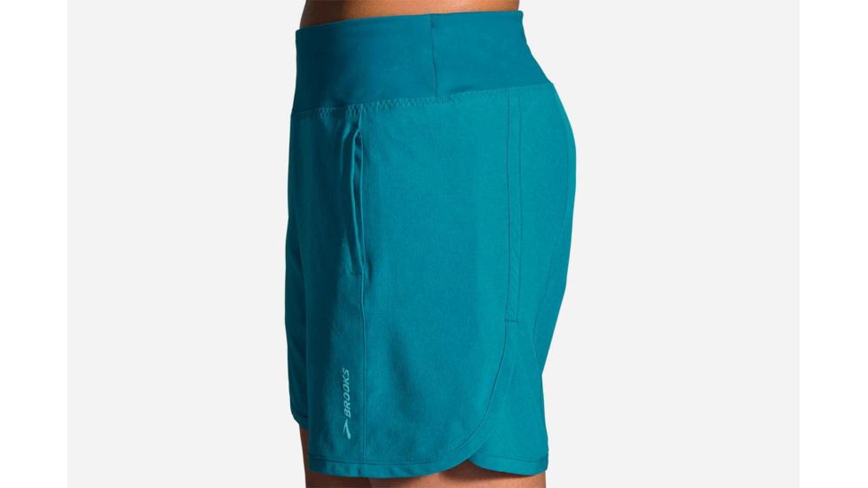 Brooks Chaser 7 Inch Womens Running Short, Heather Ocean, 2XL, 221256-HeatherOcean-XXL