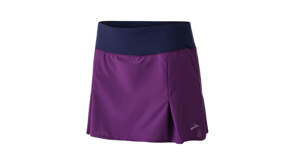 Brooks Chaser Skort - Womens, Violet/Navy, Medium, 221336517.030