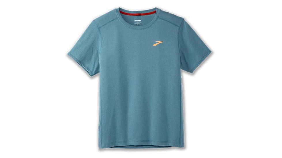 Brooks Distance Short Sleeve 2.0 - Mens, Brooks Blue, S, 211469450.025