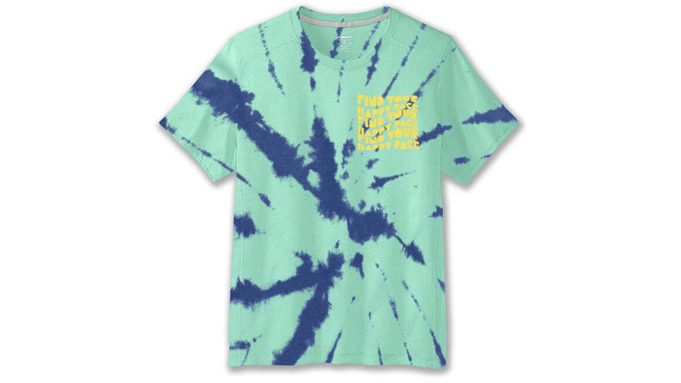 Brooks Distance Short Sleeve 2.0 - Mens, Tie Dye 23, L, 211469175.035