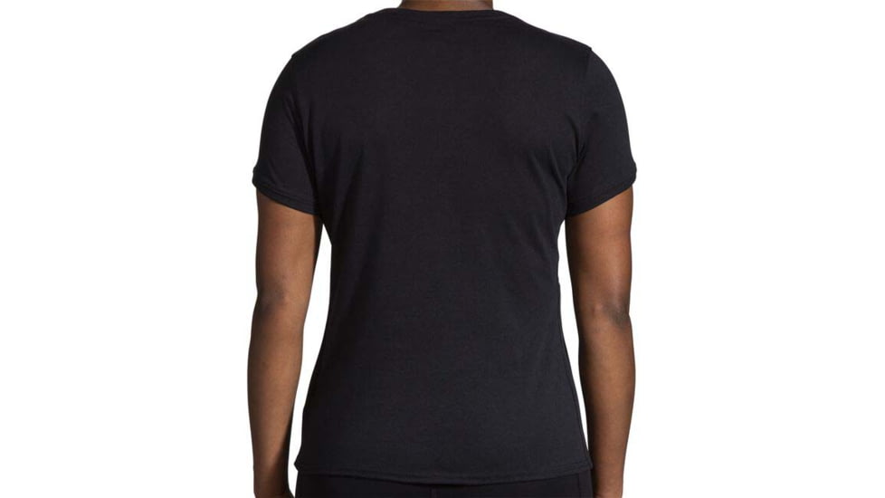 Brooks Distance Short Sleeve 2.0 - Womens, Black, XS, 221614001.020