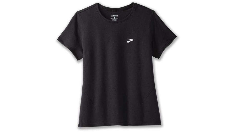 Brooks Distance Short Sleeve 2.0 - Womens, Black, XS, 221614001.020