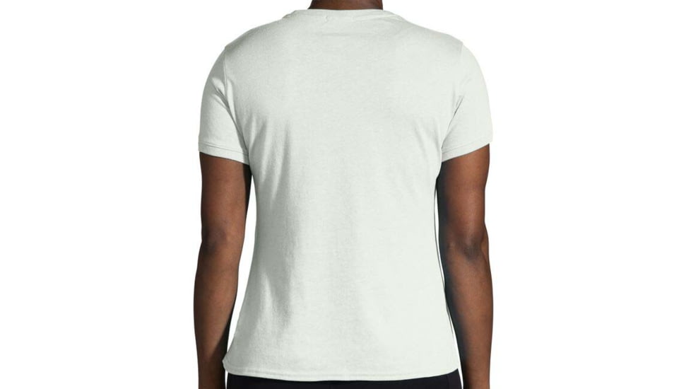 Brooks Distance Short Sleeve 2.0 - Womens, Htr Cool Mint/Run Happy, S, 221614313.025