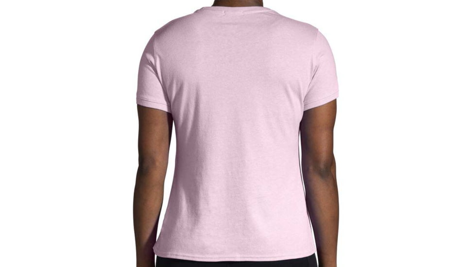 Brooks Distance Short Sleeve 2.0 - Womens, Quartz/Gradient Stripe, XXL, 221614677.045