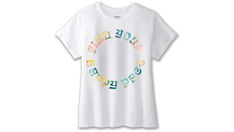 Brooks Distance Short Sleeve 2.0 - Womens, Tie Dye 23, XL, 221632175.040