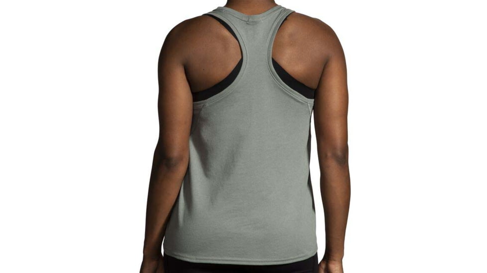 Brooks Distance Tank 2.0 - Womens, Dark Pebble, M, 221606356.030