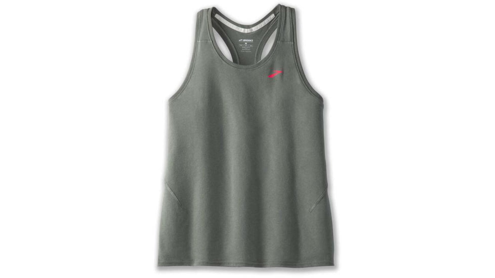 Brooks Distance Tank 2.0 - Womens, Dark Pebble, M, 221606356.030