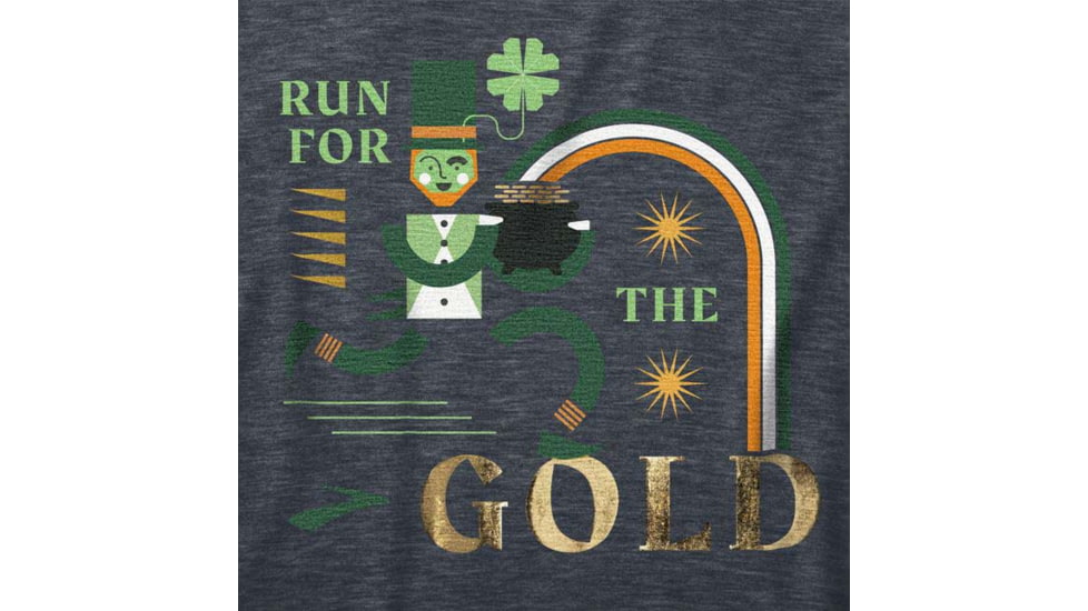 Brooks Distance Tank 2.0 - Womens, Htr Asphalt/Run Lucky, L, 221606040.035