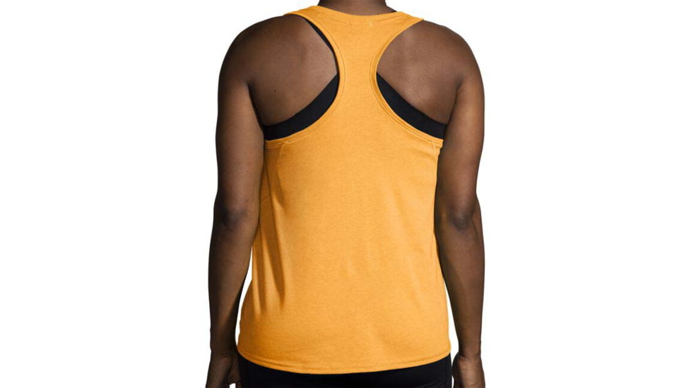 Brooks Distance Tank 2.0 - Womens, Htr Sun Glow, XL, 221606888.040