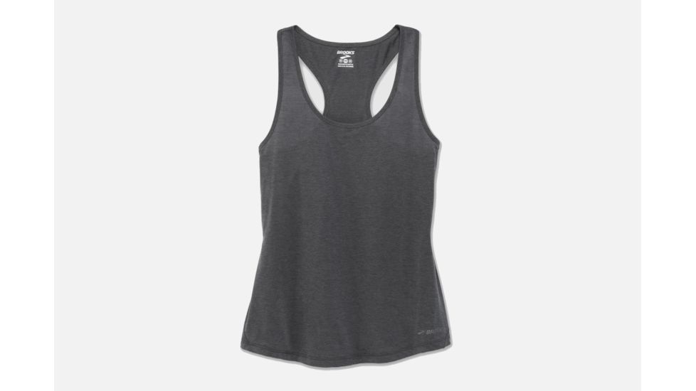 Brooks Distance Women's Tank, Heather Asphalt, 2XL 221260-Heather Asphalt-XXL