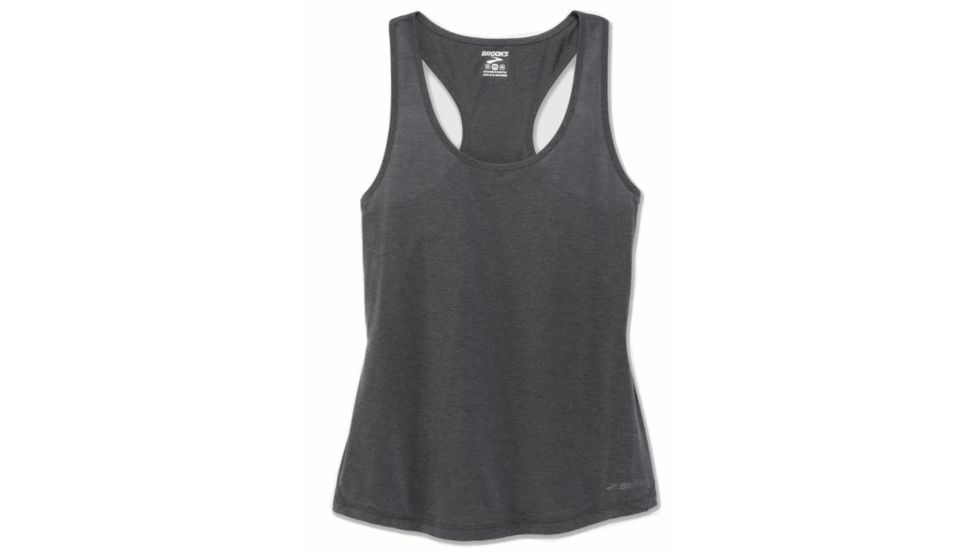 Brooks Distance Women's Tank, Heather Asphalt, Small, 221260-HeatherAsphalt-S